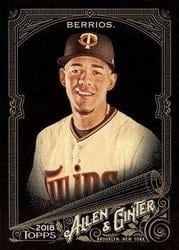 2018 Topps Allen & Ginter X Base Set Jose Berrios #268 card