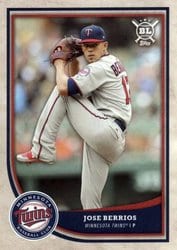 2018 Topps Big League Base Set Jose Berrios #292 card