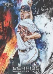 2018 Topps Fire Base Set Jose Berrios #178 card