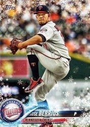 2018 Topps Holiday Base Set Jose Berrios #HMW89 card