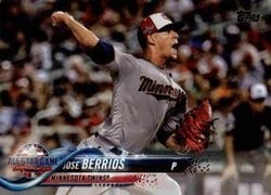 2018 Topps Update Base Set Jose Berrios #US38 card