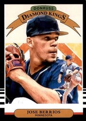 2019 Donruss Base Set Jose Berrios #7 card