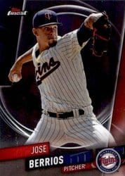 2019 Finest Base Set Jose Berrios #55 card