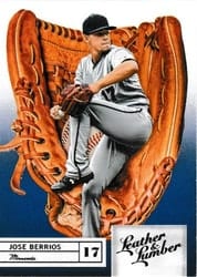 2019 Panini Leather & Lumber Base Set Jose Berrios #34 card