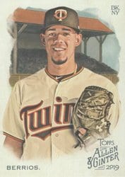 2019 Topps Allen & Ginter Base Set Jose Berrios #114 card
