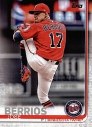 2019 Topps Base Set Jose Berrios #302 card