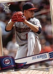 2019 Topps Big League Base Set Jose Berrios #154 card