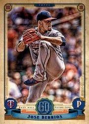 2019 Topps Gypsy Queen Base Set Jose Berrios #238 card
