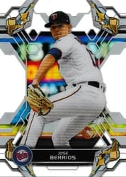 2019 Topps High Tek Base Set Jose Berrios #35 card