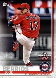 2019 Topps Opening Day Base Set Jose Berrios #101 card