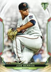 2019 Topps Triple Threads Base Set Jose Berrios #8 card