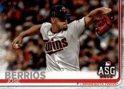 2019 Topps Update Base Set Jose Berrios #US268 card