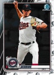 2020 Bowman Chrome Base Set Jose Berrios #10 card