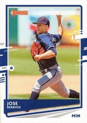 2020 Donruss Base Set Jose Berrios #167 card