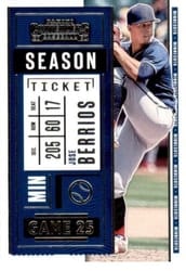 2020 Panini Contenders Base Set Jose Berrios #39 card