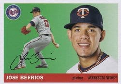 2020 Topps Archives Base Set Jose Berrios #55 card