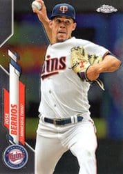 2020 Topps Chrome Base Set Jose Berrios #125 card