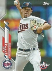 2020 Topps Opening Day Base Set Jose Berrios #199 card