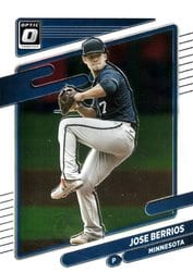 2021 Donruss Optic Base Set Jose Berrios #169 card