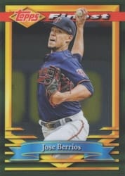 2021 Finest Flashbacks Base Set Jose Berrios #108 card