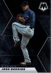 2021 Panini Mosaic Base Set Jose Berrios #184 card
