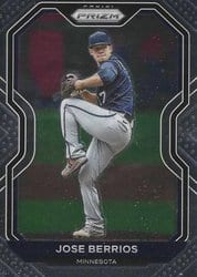2021 Panini Prizm Base Set Jose Berrios #44 card