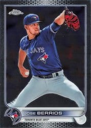 2022 Topps Chrome Base Set Jose Berrios #104 card