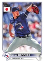 2022 Topps Japan Edition Base Set Jose Berrios #158 card