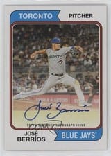 2023 Topps Heritage Real One Autographs Jose Berrios #ROA-JB card