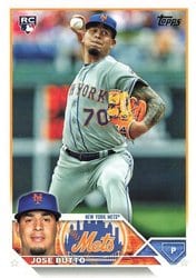 2023 Topps Base Set Jose Butto #615 card
