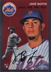 2023 Topps Chrome Platinum Anniversary Base Set José Butto #285 card