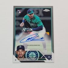 2023 Topps Chrome Update Autograph Jose Caballero #AC-JCA card