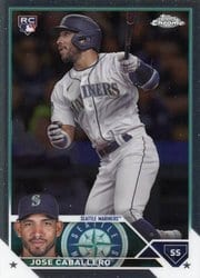 2023 Topps Chrome Update Base Set Jose Caballero #USC40 card