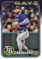 2024 Topps Update Base Set José Caballero #US161 card