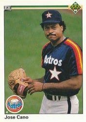 1990 Upper Deck Base Set Jose Cano #43 card