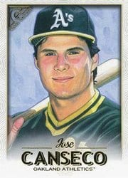 2018 Topps Gallery Base Set Jose Canseco #78 card