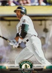 2018 Topps Topps Salute (Series One) Jose Canseco #TS-45 card