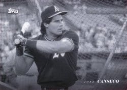 2022 Topps Black & White Base Set Jose Canseco #40 card