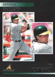 2023 Panini Chronicles Pinnacle Jose Canseco #14 card
