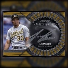 2023 Topps Five Star Silver Signatures Jose Canseco #SS-JC card