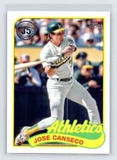 2024 Topps 1989 Topps Baseball 35th Anniversary (Series 1) Jose Canseco #89B-3 card