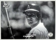 2024 Topps Black & White Base Set Jose Canseco #85 card