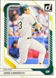 2026 Donruss Base Set Jose Canseco #45 card
