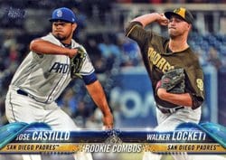 2018 Topps Update Base Set Jose Castillo / Walker Lockett #US169 card