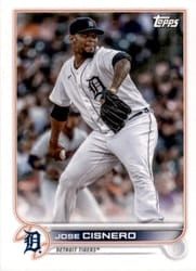 2022 Topps Mini Base Set Jose Cisnero #US31 card
