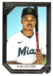 2021 Topps Gallery Base Set Jose Devers #79 card