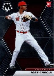 2021 Panini Mosaic Base Set Jose Garcia #253 card