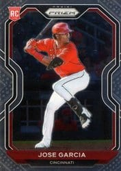 2021 Panini Prizm Base Set Jose Garcia #74 card
