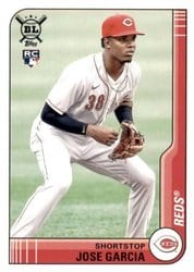 2021 Topps Big League Base Set Jose Garcia #121 card