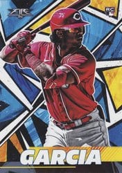 2021 Topps Fire Base Set Jose Garcia #89 card
